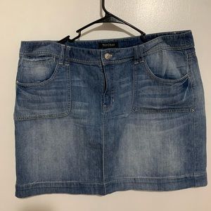 Jean mini skirt from White House Black Market